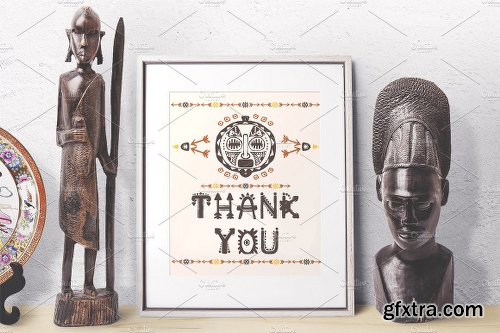 CreativeMarket African Font + Bonus 2250514