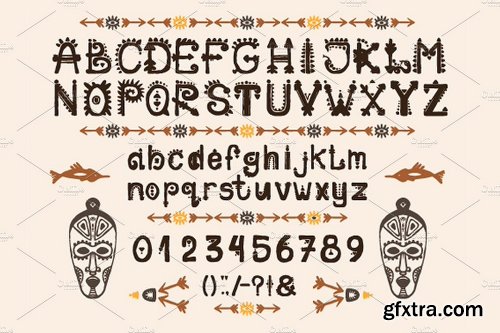 CreativeMarket African Font + Bonus 2250514