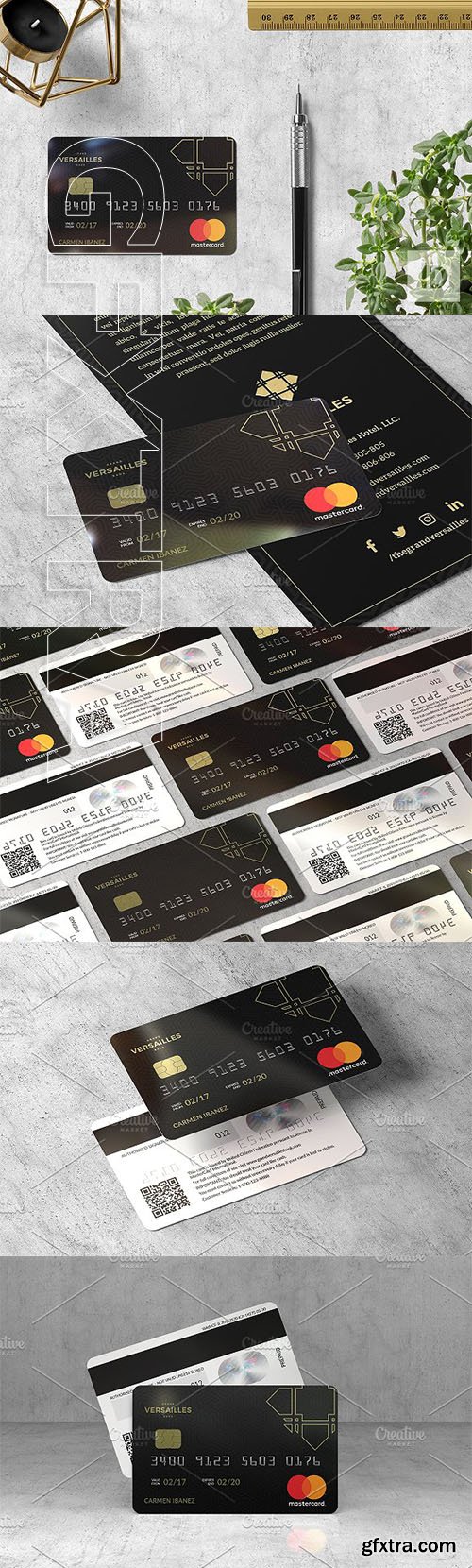 CreativeMarket - Grand Versailles Bank Card 2247912