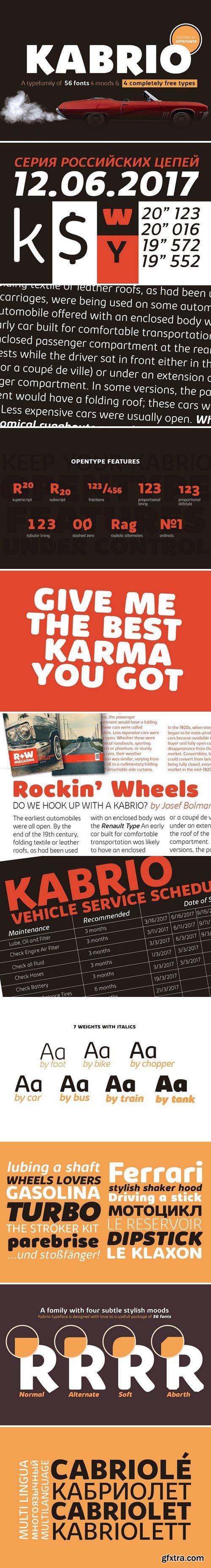 CM - Kabrio Sans Serif Fonts 2231149