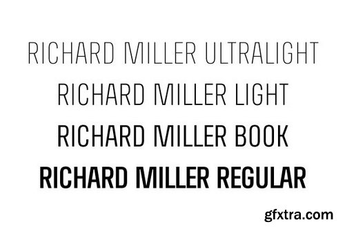 Richard Miller Font Family