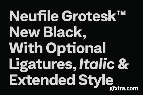 Neufile Grotesk Font Family