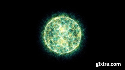 3D Energy Ball Motion Background