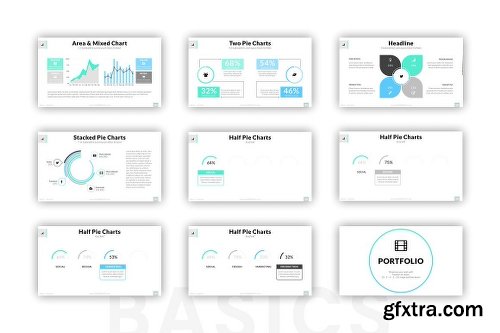 CreativeMarket BASICS Keynote Template + Gift 2224351