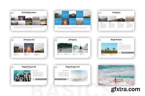 CreativeMarket BASICS Keynote Template + Gift 2224351