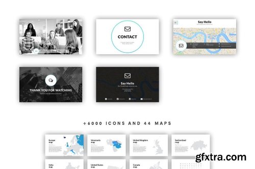 CreativeMarket BASICS Keynote Template + Gift 2224351