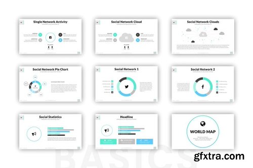 CreativeMarket BASICS Keynote Template + Gift 2224351