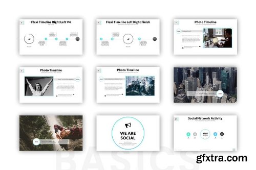 CreativeMarket BASICS Keynote Template + Gift 2224351