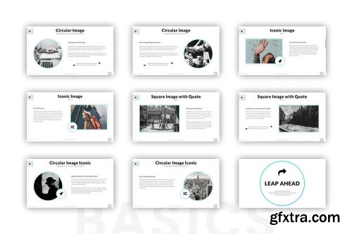 CreativeMarket BASICS Keynote Template + Gift 2224351