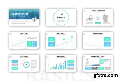 CreativeMarket BASICS Keynote Template + Gift 2224351