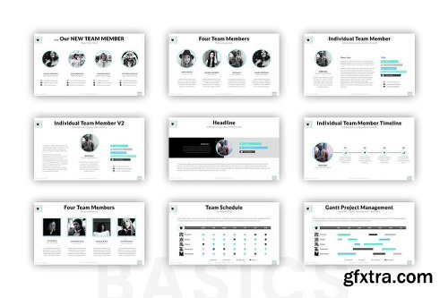 CreativeMarket BASICS Keynote Template + Gift 2224351