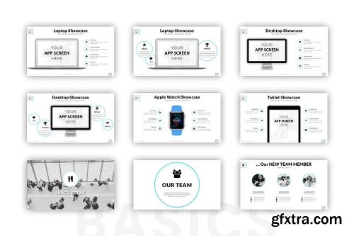 CreativeMarket BASICS Keynote Template + Gift 2224351