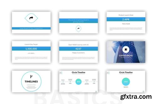 CreativeMarket BASICS Keynote Template + Gift 2224351