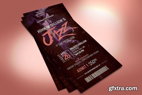 CM - Jazz Concert Ticket Template 2275825