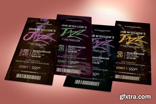 CM - Jazz Concert Ticket Template 2275825