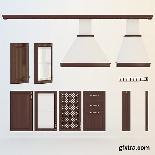 Kitchen Cabinet 3d Model