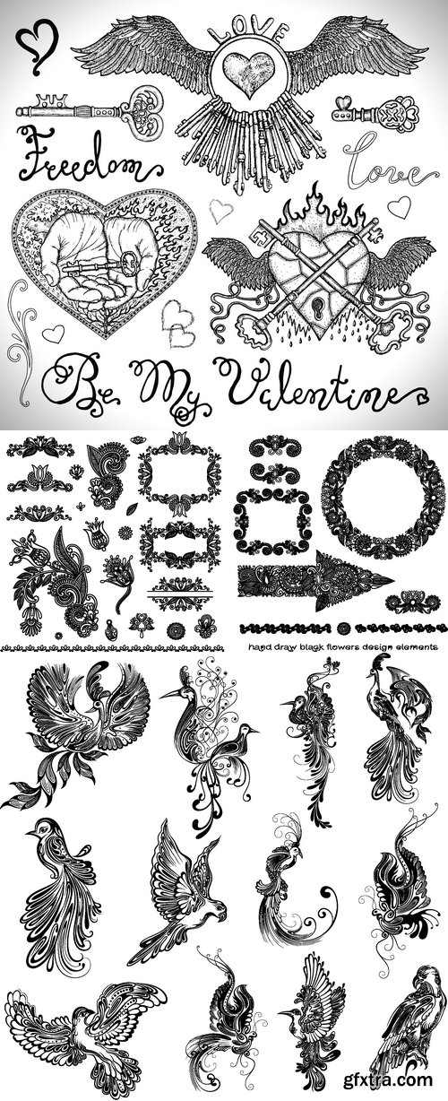 Vectors - Love Vintage Elements