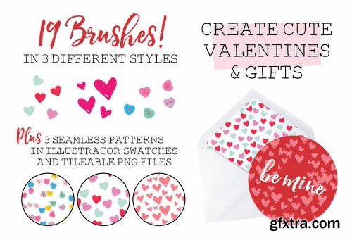 CreativeMarket Valentine Confetti Kit 2237709