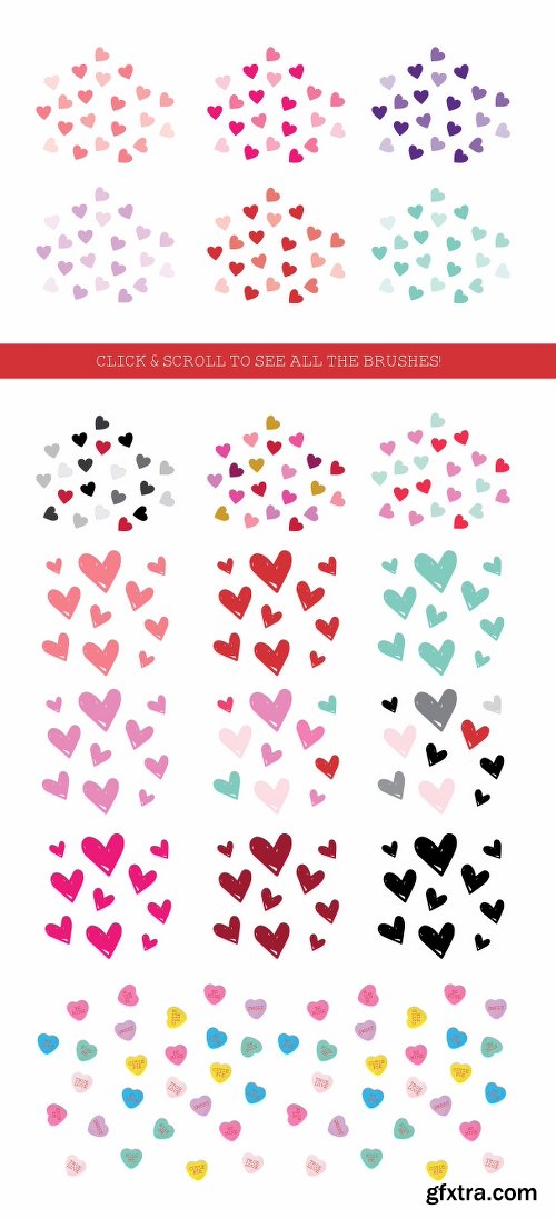 CreativeMarket Valentine Confetti Kit 2237709