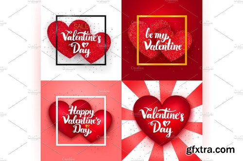 CreativeMarket Valentine\'s Day Greeting Cards 2235698