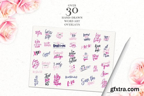 CreativeMarket True Love Collection-Valentine\'s Day 2197368