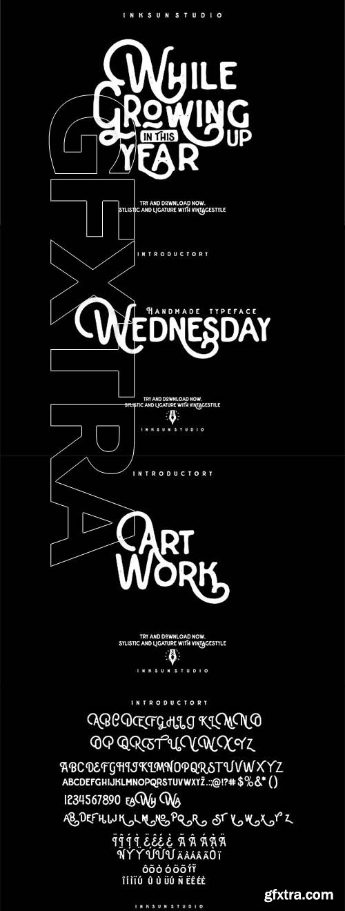 CreativeMarket - Wednesday Typeface 2286980