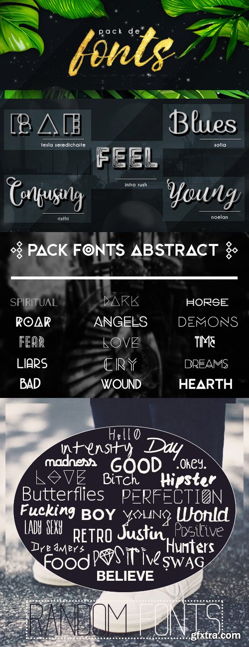 44 Fonts Pack