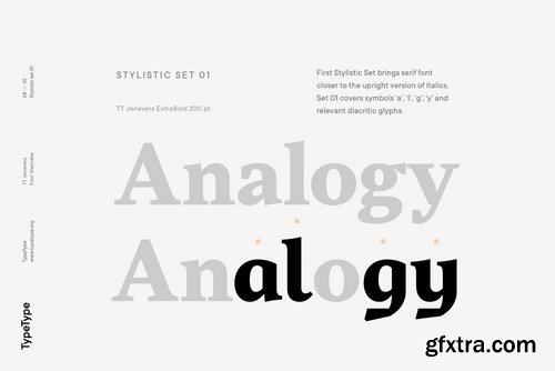 TT Jenevers Font Family