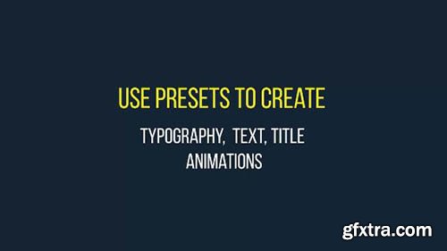 Text Animation Presets and Tool - After Effects 61851