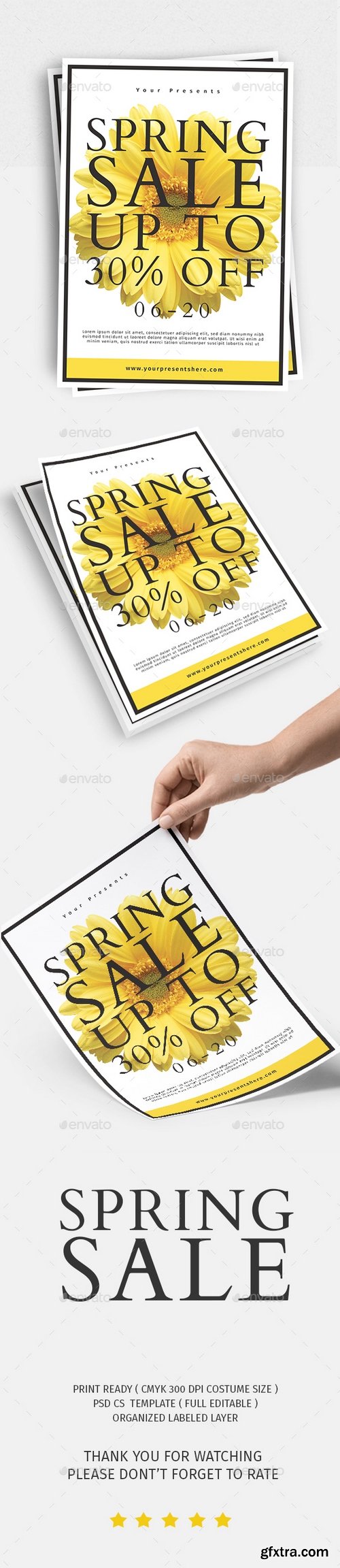 Graphicriver - Spring Sale Flyer 21383900