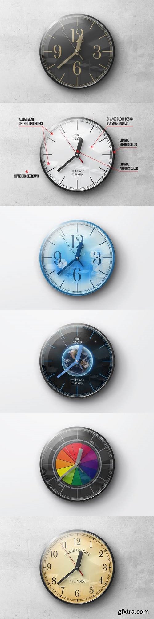 Wall Clock Mockup