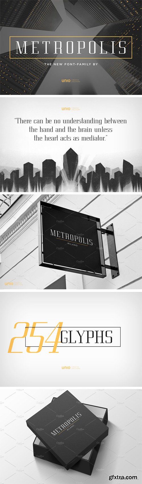 Thehungryjpeg - Metropolis - Font Family 35643