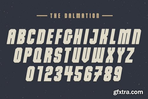 The Dalmation Font Family - 5 Fonts