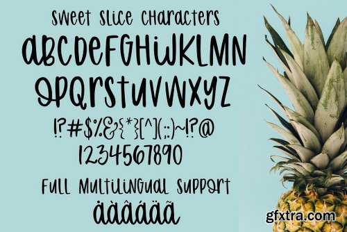 CreativeMarket Sweet Slice Font 2236802