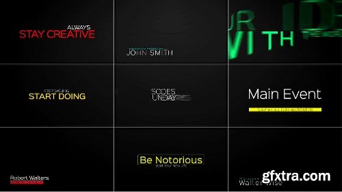 Videohive Modern Titles and Lower Thirds 16226249