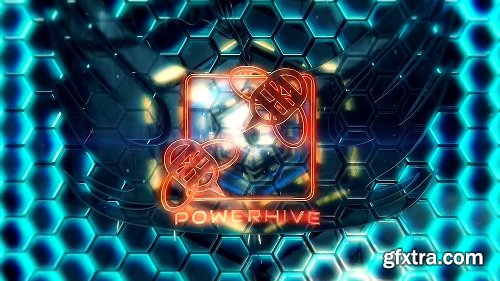 Videohive Neon Power Logo Opener 16273895