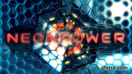 Videohive Neon Power Logo Opener 16273895