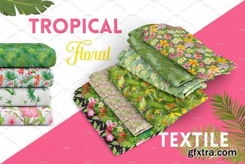 CM - Tropical Design Backgrounds Bundle 2279953