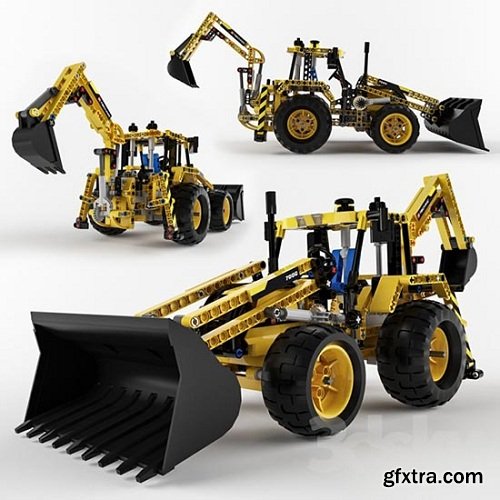 Lego Technic Backhoe Loader