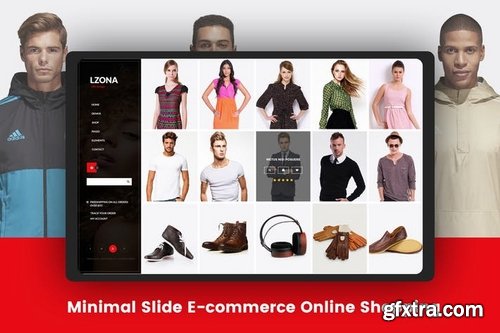 Minimal Slide E-commerce Online Shopping Template