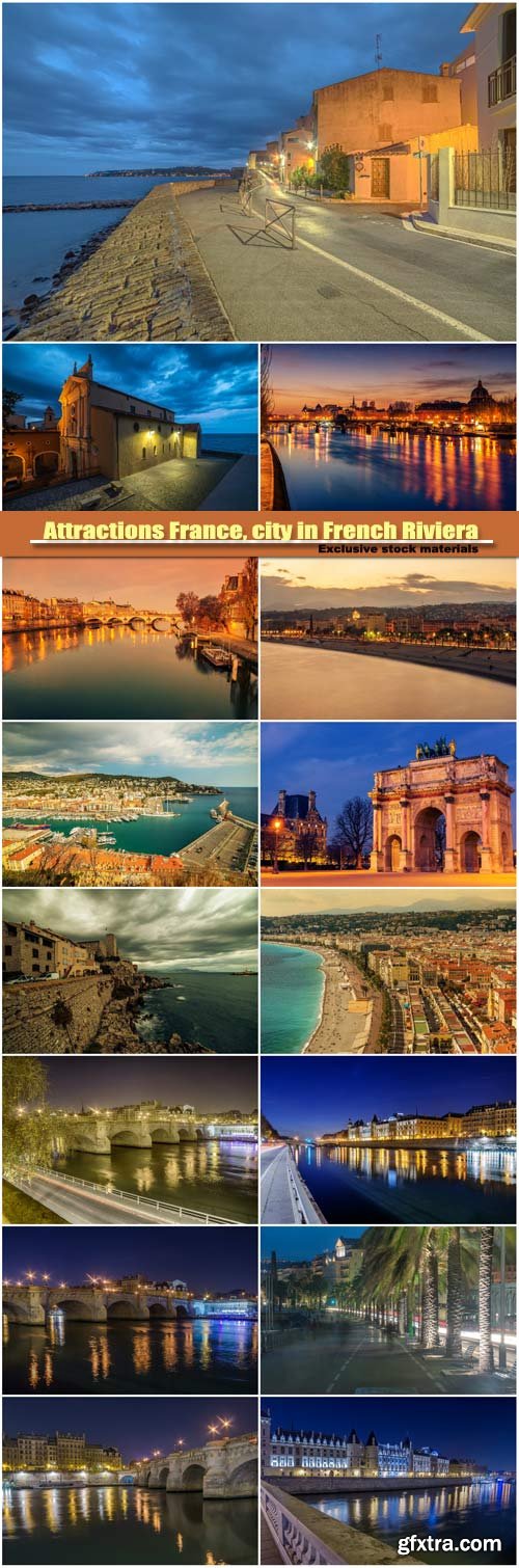 Attractions France, city in French Riviera between Cannes and Nice