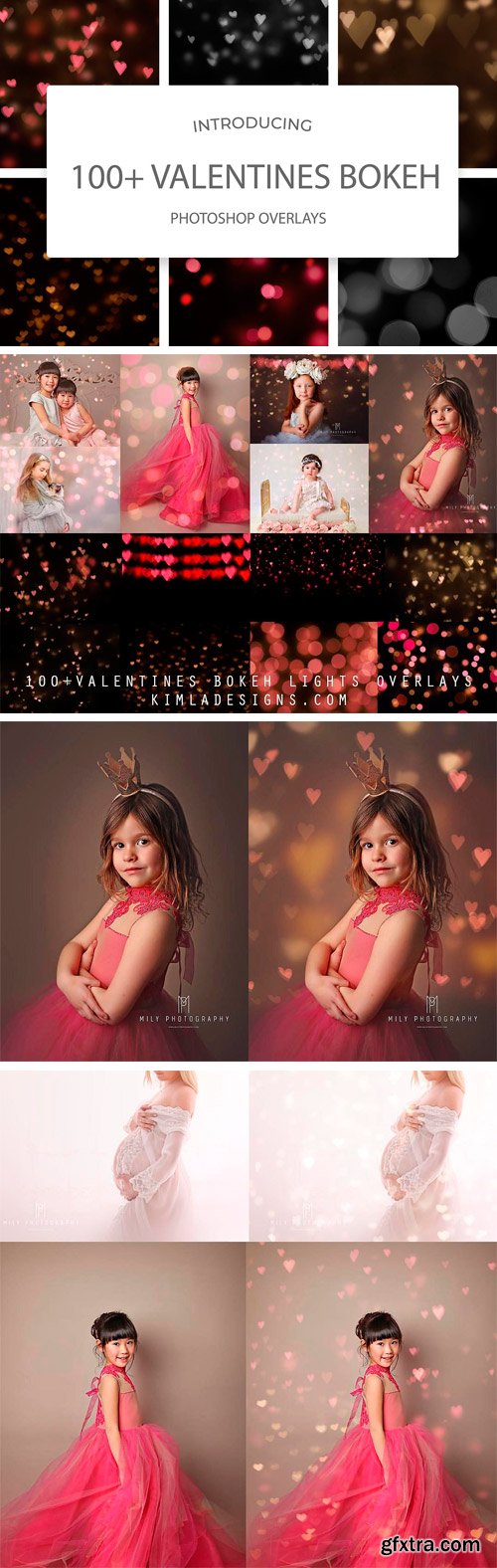 CM - 100 Valentines Bokeh Photo Overlays 2266551