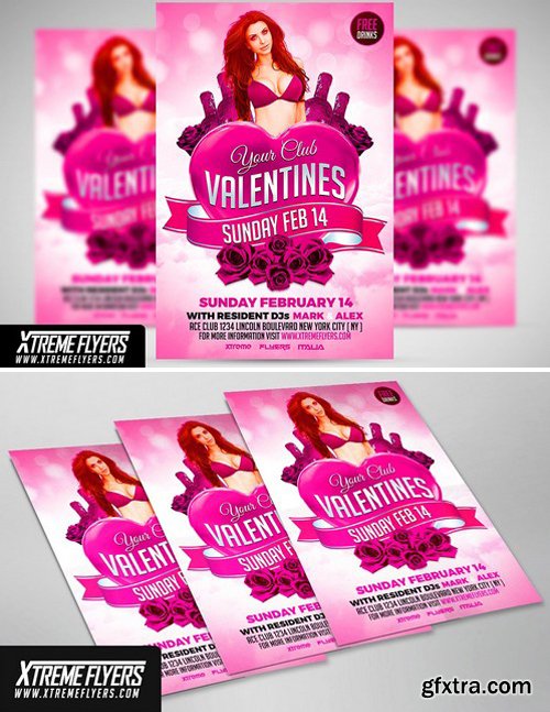 CM - Valentines Flyer Template 1808174