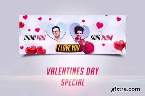 CreativeMarket Valentines Day Facebook Cover 2186492