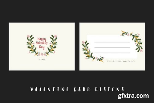 CreativeMarket Valentine Card Design 2183403