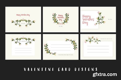 CreativeMarket Valentine Card Design 2183403