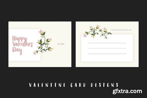 CreativeMarket Valentine Card Design 2183403