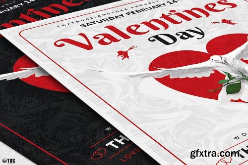 CreativeMarket Valentines Day Flyer Bundle V2 2182867