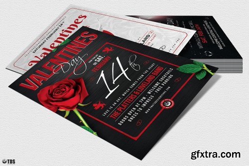 CreativeMarket Valentines Day Flyer Bundle V2 2182867