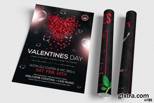 CreativeMarket Valentines Day Flyer Bundle V2 2182867